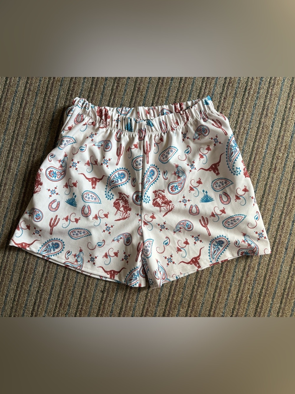 Lucky & Blessed Western Soft Shorts